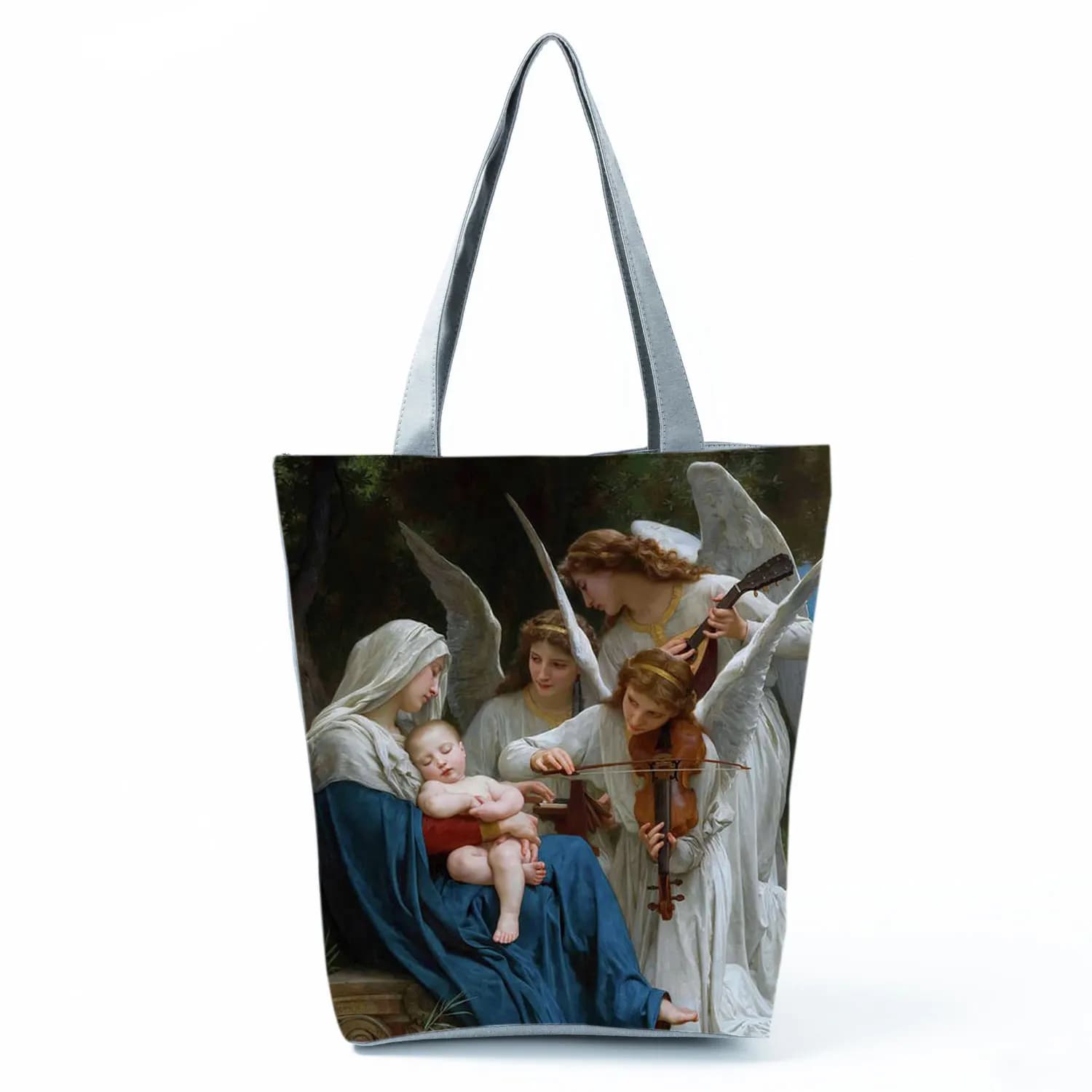Sacs à main College Sacred Saintess pour femmes, sac à provisions personnalisé, spinal et bébé, four