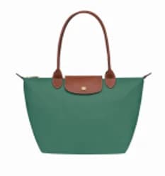 Sac à bandoulière bleu marine, grande capacité, sac fourre-tout pliable en nylon Longchamp Le Pliage