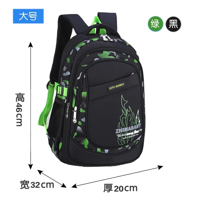 Sac à dos pour enfants, sacs d'école pour garçons, grand sac à dos orthopédique, cartable imperméabl