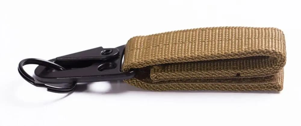 Mousqueton tactique de randonnée en plein air, accessoires de sac à clés, boucle de ceinture multifo