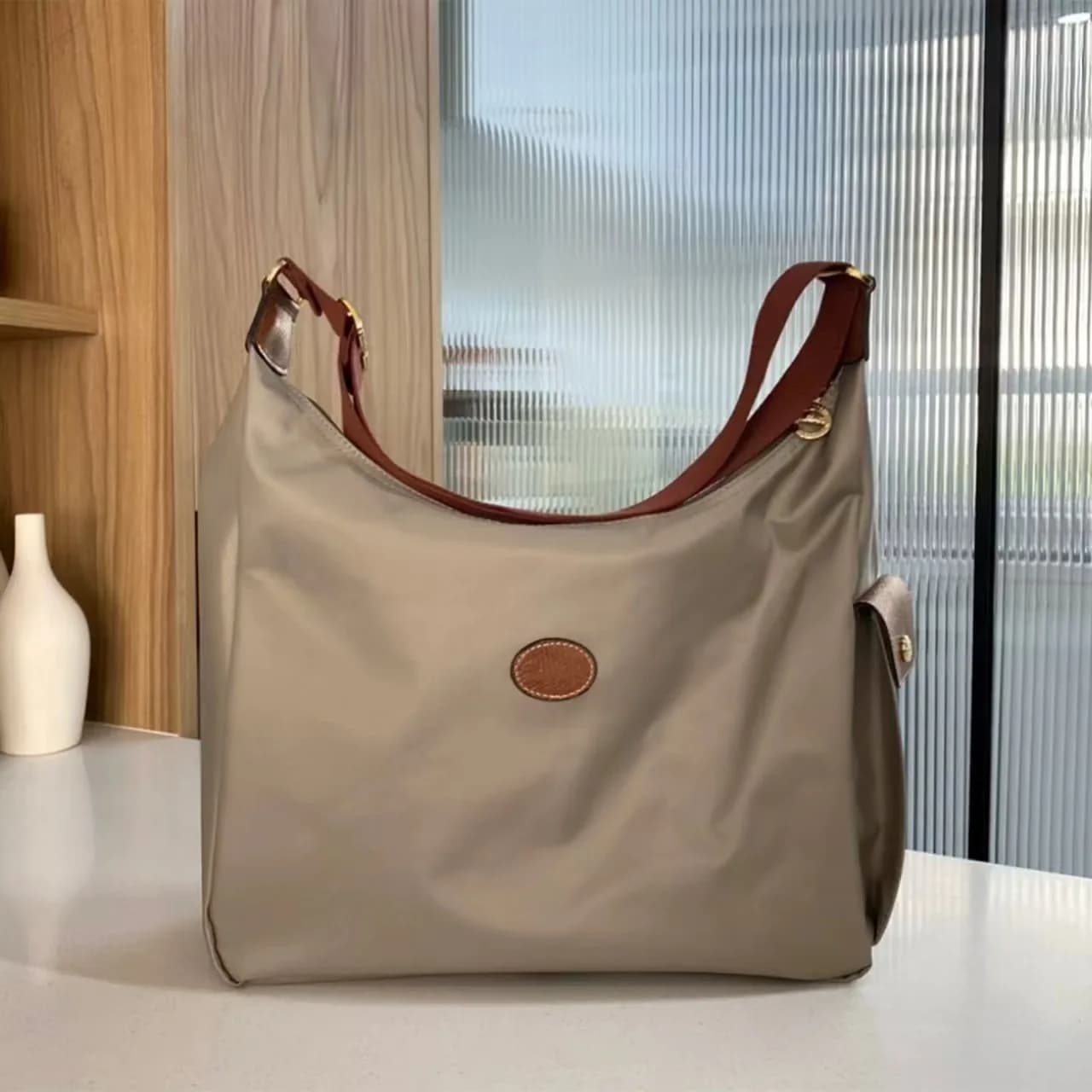 Sac messager HOBO de style français, sac à bandoulière, sac fourre-tout de grande capacité, sac à ba