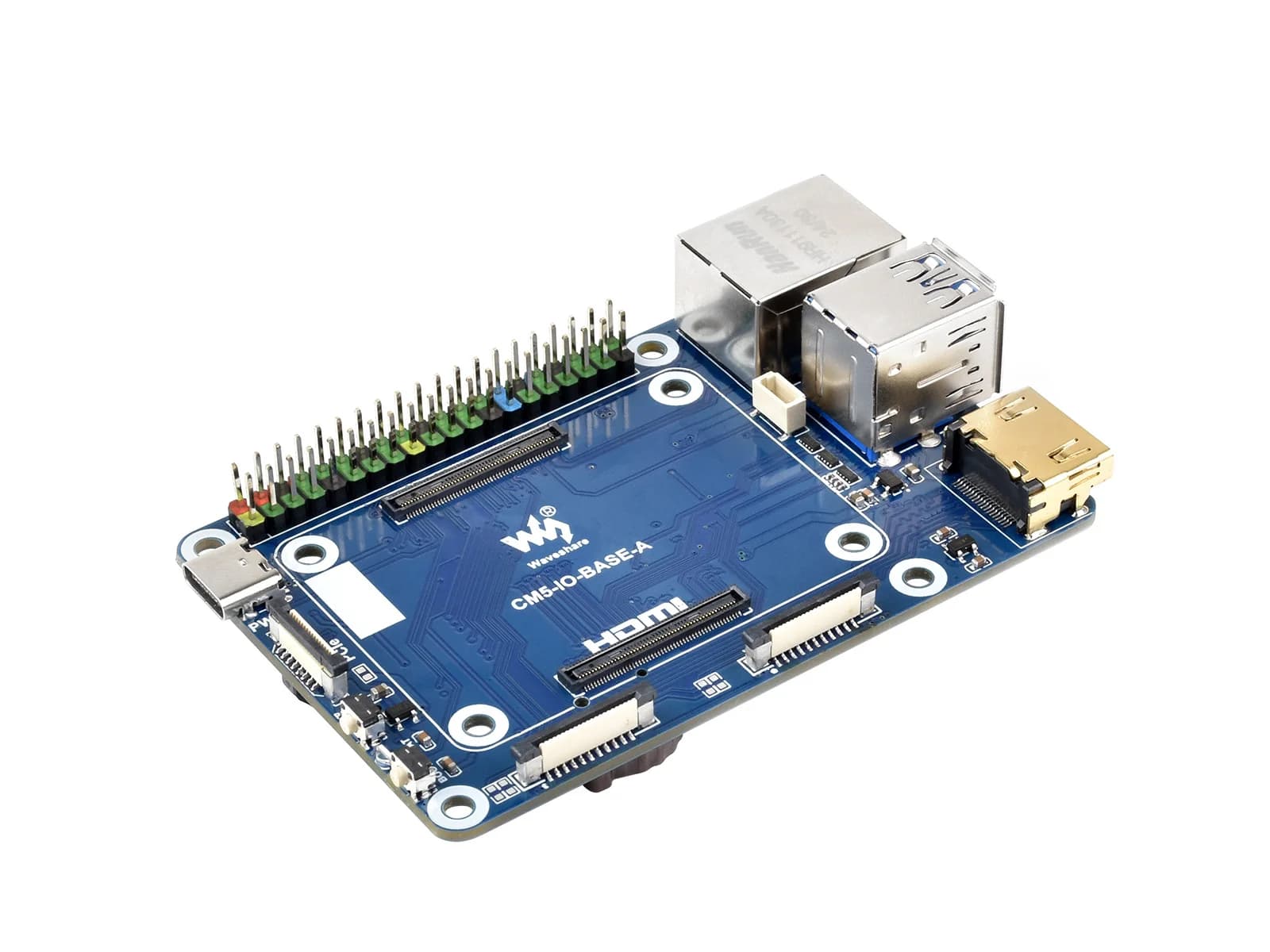 Mini carte mère (A) / Mini-ordinateur conçu pour le module de calcul Raspberry Pi 5 (NON inclus)
