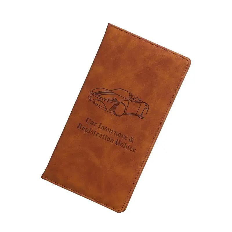 Porte-documents de voiture pour immatriculation et assurance, porte-cartes et permis, organiseur de 
