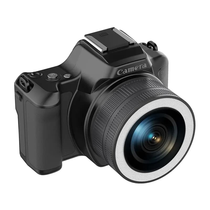 Mini appareil photo numérique DSLR 2K Ultra haute définition 48 mégapixels avec double caméra, camér