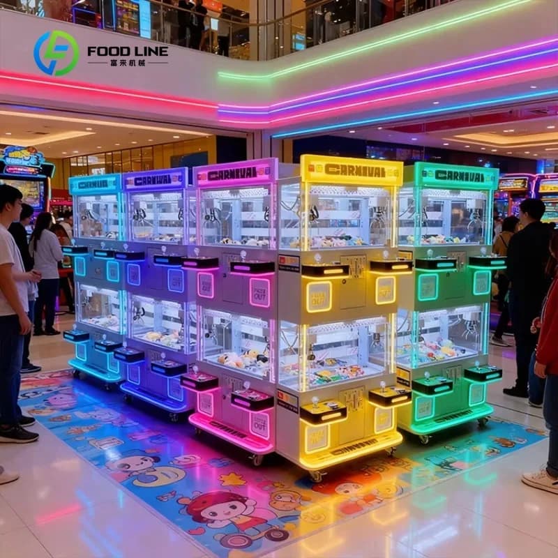Machine à griffes mini personnalisée tout-en-un, jeu à monnayeur pour 4 joueurs, distributeur de jou