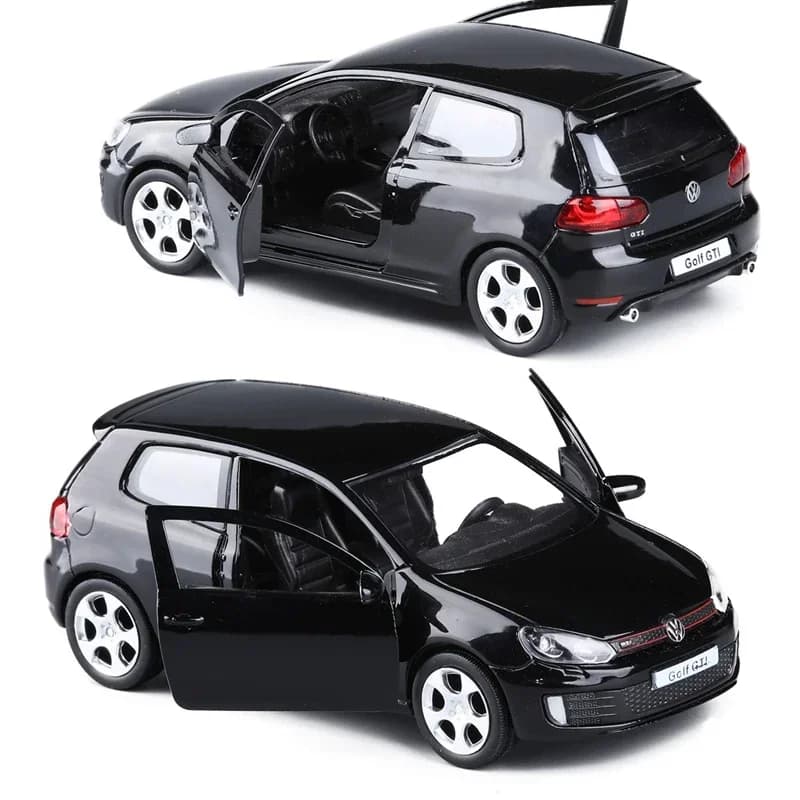 Modèle de voiture de sport en alliage Golf 6 GTI 1:36, véhicules en métal moulé sous pression, modèl