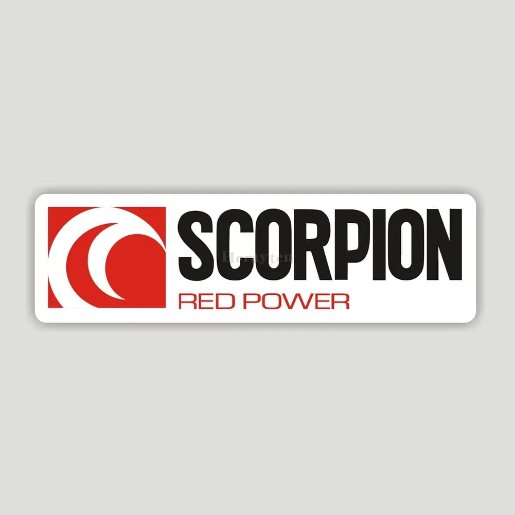 Autocollant de course de moto Scorpion Power, 15cm, autocollant en vinyle de style de voiture, nouve