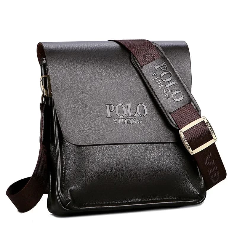 Sac à bandoulière Polo d'affaires décontracté Paul sac en cuir Vertical sac à bandoulière pour docum