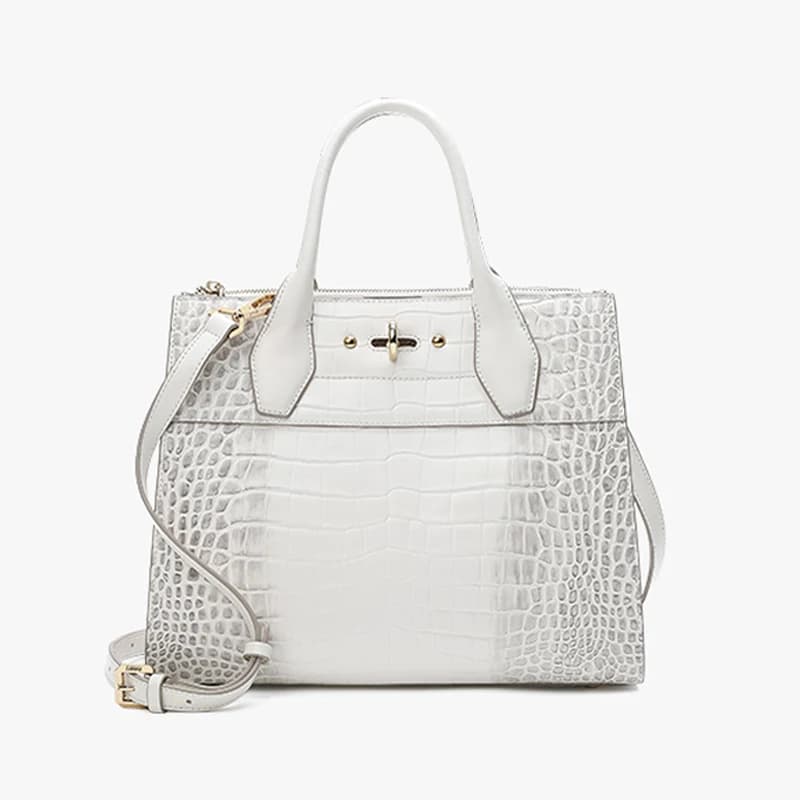 Sac à main de luxe en cuir véritable pour femme
