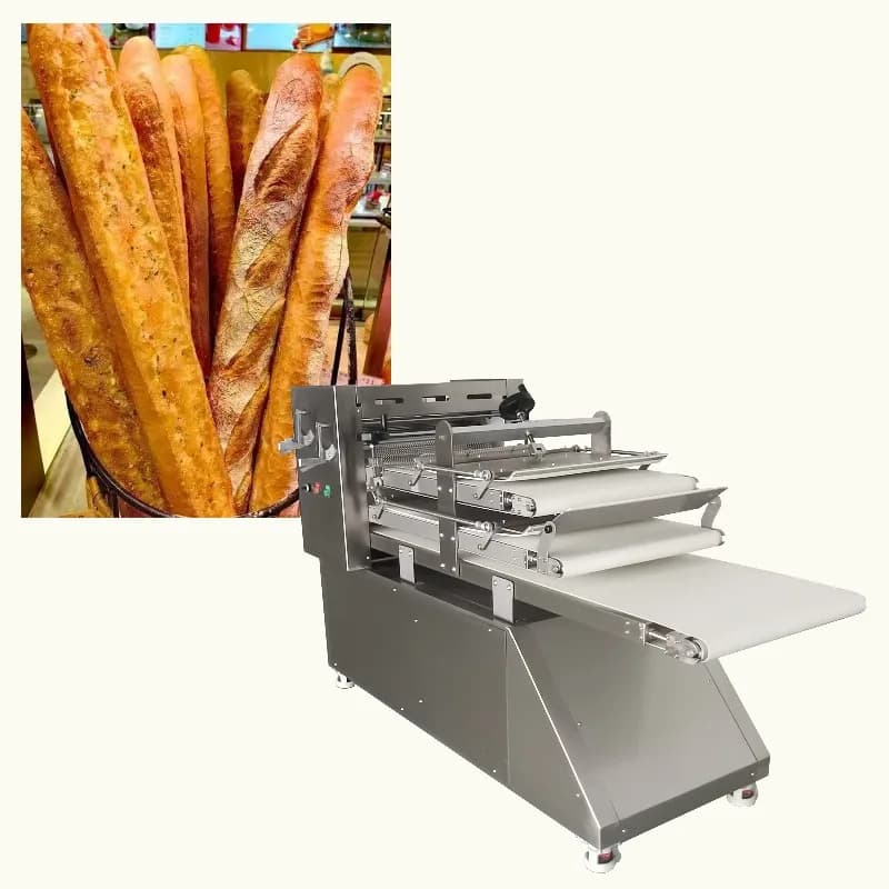 Machine à rouler et à fabriquer des baguettes françaises électriques à haute efficacité, personnalis