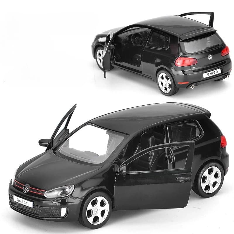 Volkswagen Golf 6 GTI – voiture jouet Miniature moulée sous pression, modèle SUV, portes rétractable