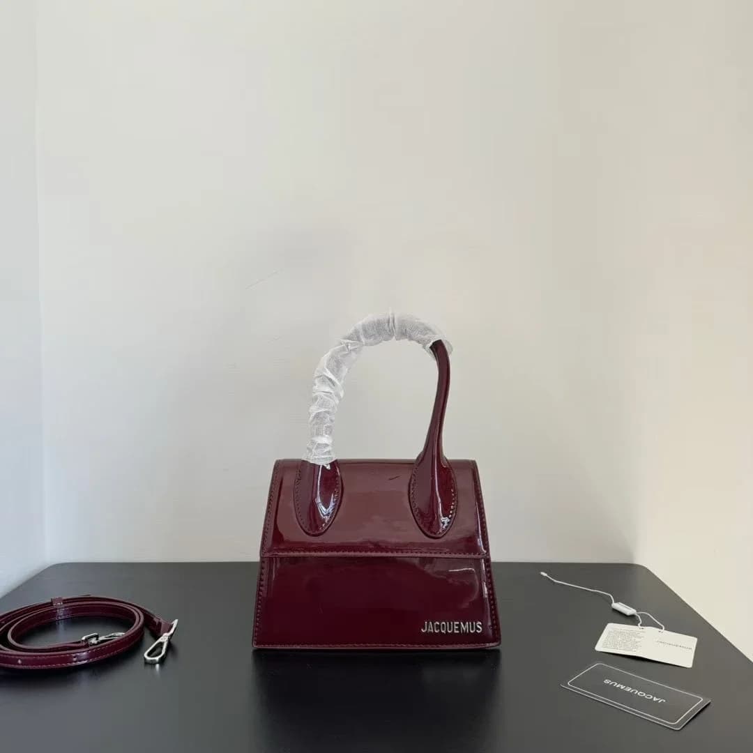 Sac messager carré classique pour femme Jacquemus, design chic, sac de transport quotidien fonctionn
