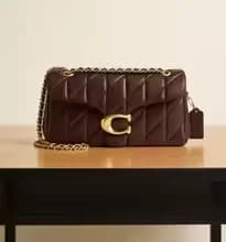 Sac à bandoulière femme 2026, en cuir synthétique matelassé losanges, petit sac à chaîne métallique