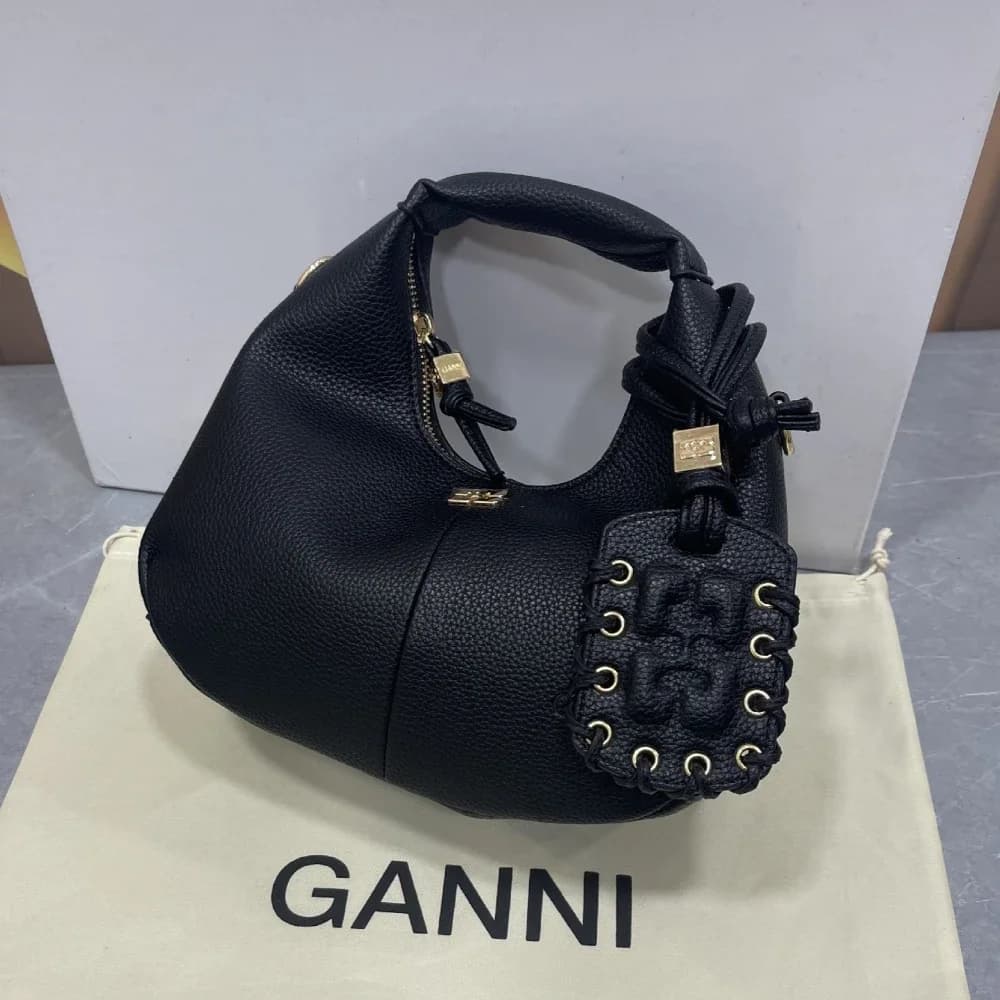 Sac Hobo Mini de Luxe pour Femme, Sac à Main Vintage en Cuir avec Bandoulière Amovible, Sac à Bandou