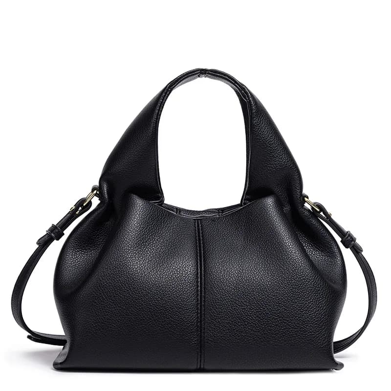 Sac à main nuage en PU grainé 2026 avec poignée supérieure et bandoulière pour un look minimaliste
