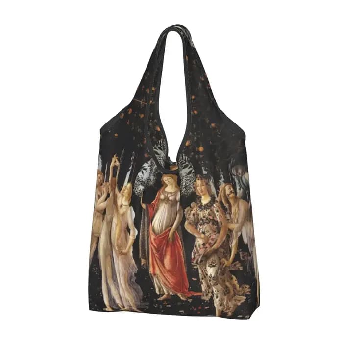 Sacs fourre-tout portables, sac à main de peinture célèbre, impression mignonne, Sandro Botticelli P