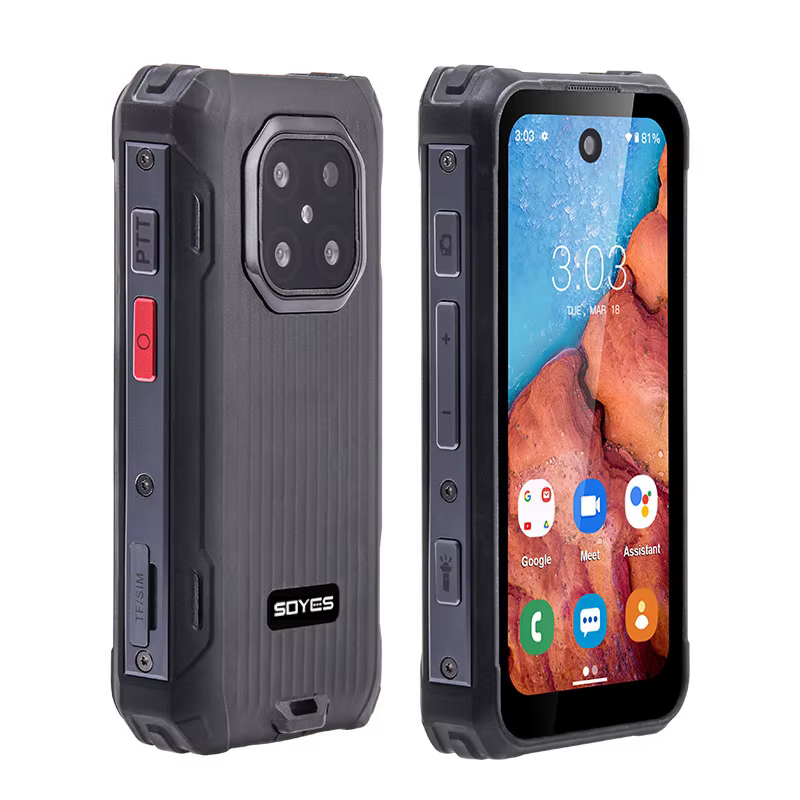 SOYES MAXo Mini Smartphone robuste 6GB + 128GB 3.88 pouces Octa Core Android 12 double cartes 4G Min