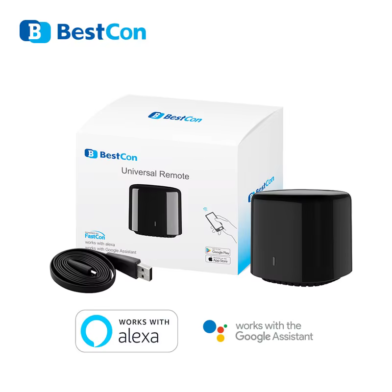 Mini télécommande universelle Wifi IR Broadlink APP RM4C compatible avec Alexa et Google Assistant p