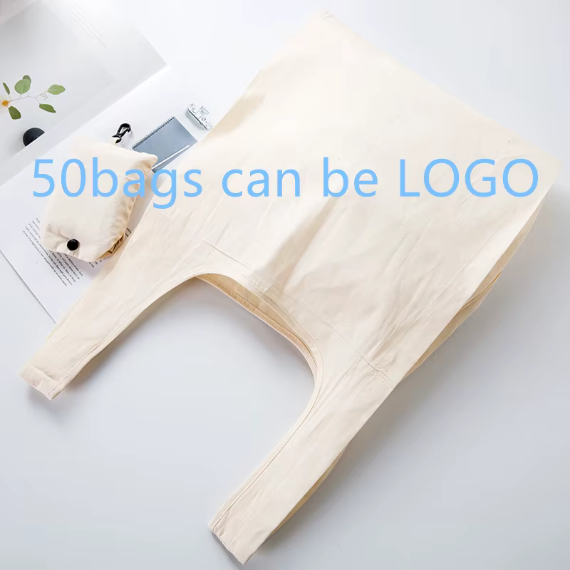 ECO fourre-tout sacs pliants paquet sacs à main sacs en toile réutilisable coton sac à bandoulière u