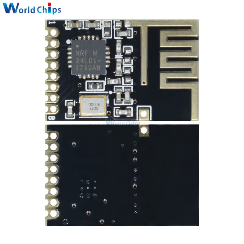 Mini technologie sans fil, version améliorée, SMD, NRF24L01 + 2.4GHz, 1.27mm, RF, 10 pièces, nouveau