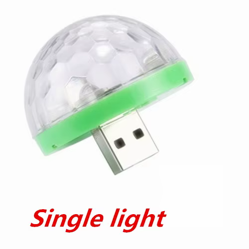Mini lumières Disco USB, lumière de fête Portable à la maison, éclairage de DJ de boule de scène Led