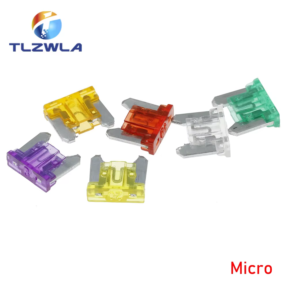 Fusibles Standard Mini Micro 2 fusible de voiture 2A 3A 5A 7.5A 10A 15A 20A 25A 30A 35A 40A Amp Clip