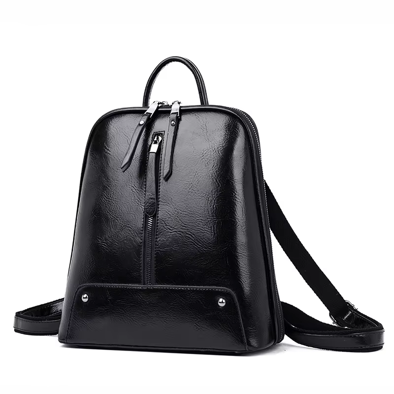 Sac à Dos en cuir pour femmes, à la mode, Sac à bandoulière de voyage, grande capacité, pour l'école
