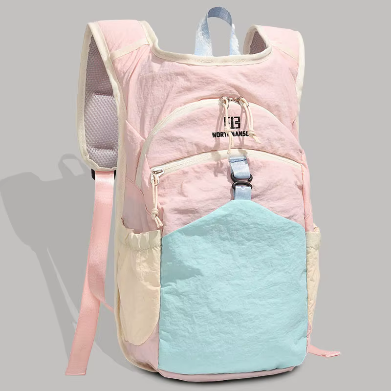 Nouveau sac à dos multifonctionnel color-block, grande capacité, léger, pour le cyclisme, le camping