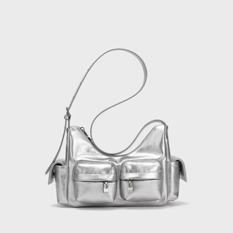 Jozy mode tendance sac à main femmes nouveau Design noir multi-poches sac à bandoulière Y2k Biker ép