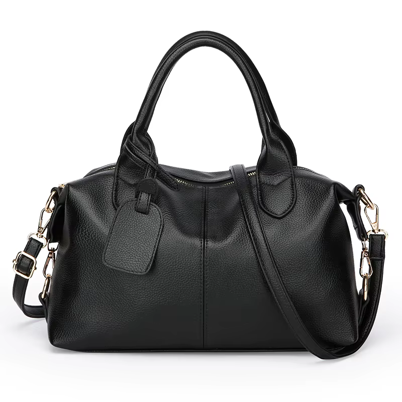 Sac à Main en Cuir Souple group pour Femme, Fourre-Tout Décontracté, Solide, Design Simple
