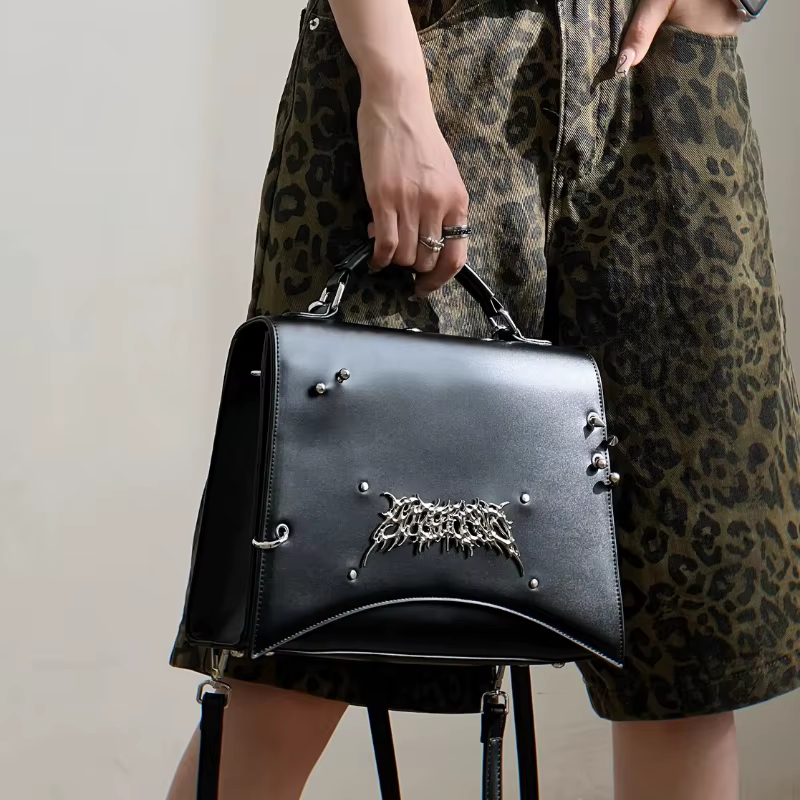 Mode Y2K Hot Girl noir sacs à dos Рюкзак Жakir Garona décontracté imperméable en cuir Style de rue c