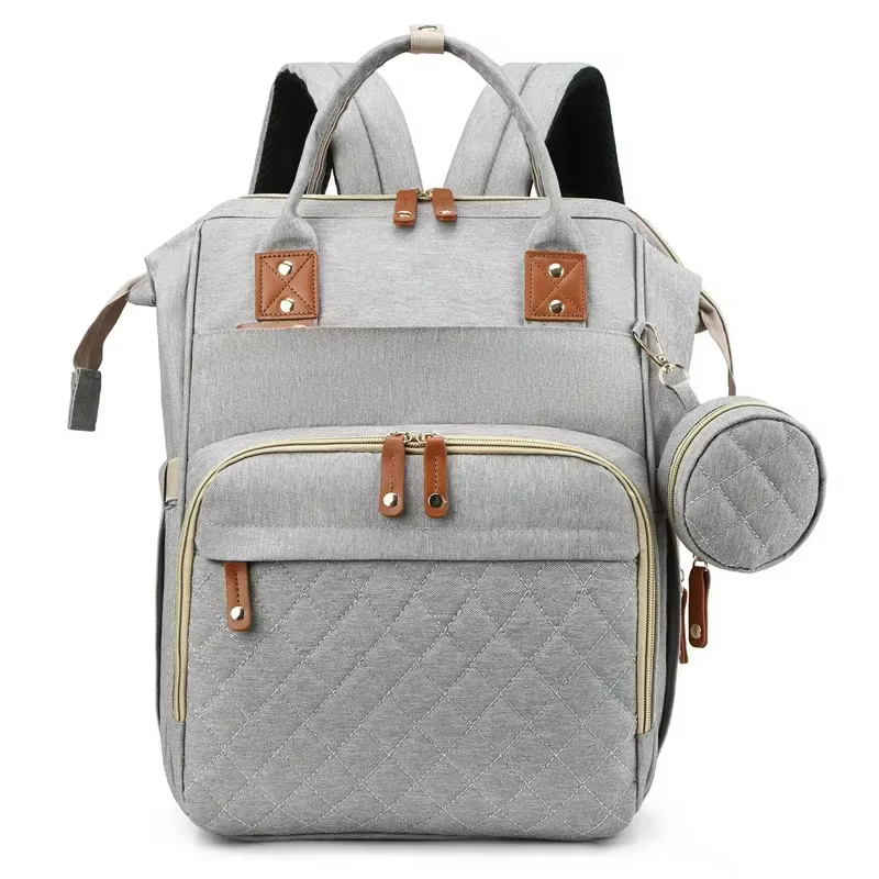 Sac à dos pour maman avec berceau pliable, matelas souple, sacs multifonctionnels pour maman, sacs d