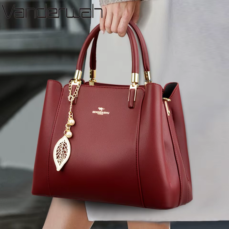 Sac fourre-tout de luxe pour femme, 3 couches, grande capacité, sacs à bandoulière et sacs travers p