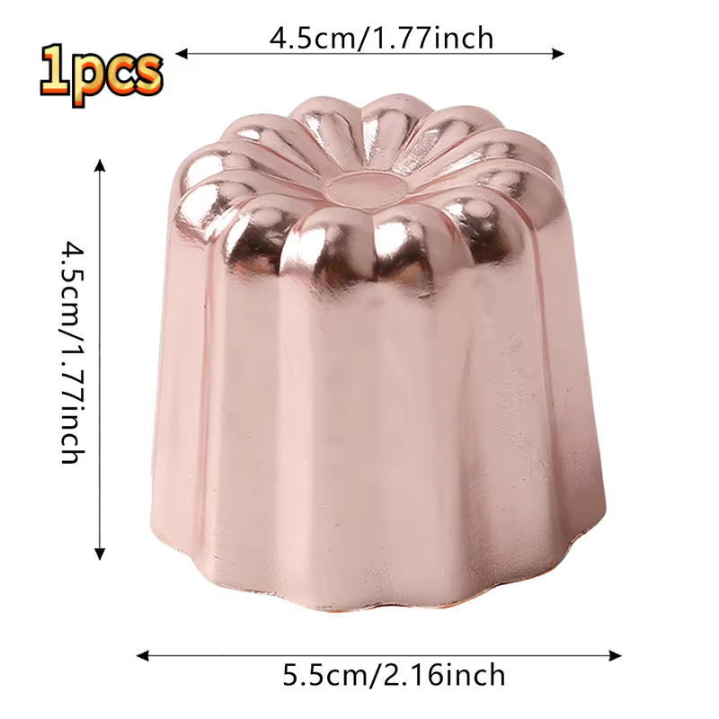 Mini Cannele moule Cupcake Pan Muffin plateau gâteau moule antiadhésif bricolage gâteau Muffin outil