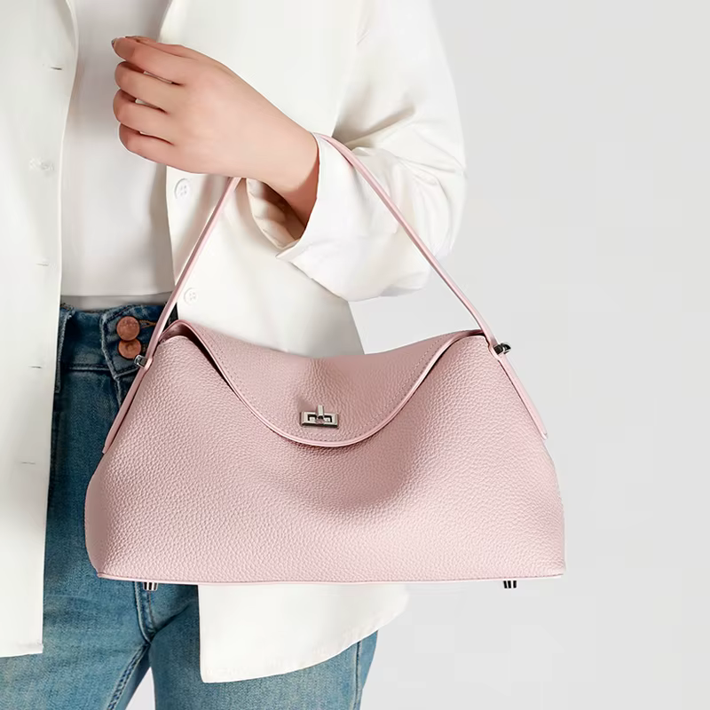 Sac fourre-tout en cuir véritable pour femme, grande capacité, sac à bandoulière en cuir de vachette