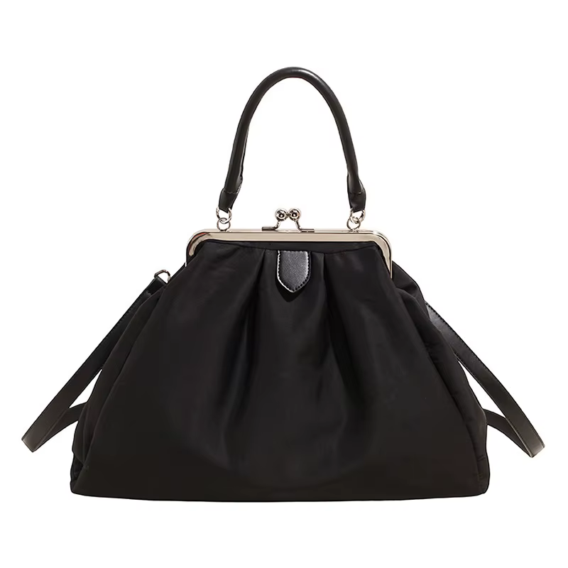 Sac à main pochette imprimé léopard pour femme avec fermoir métallique, sac à dos multifonctionnel,