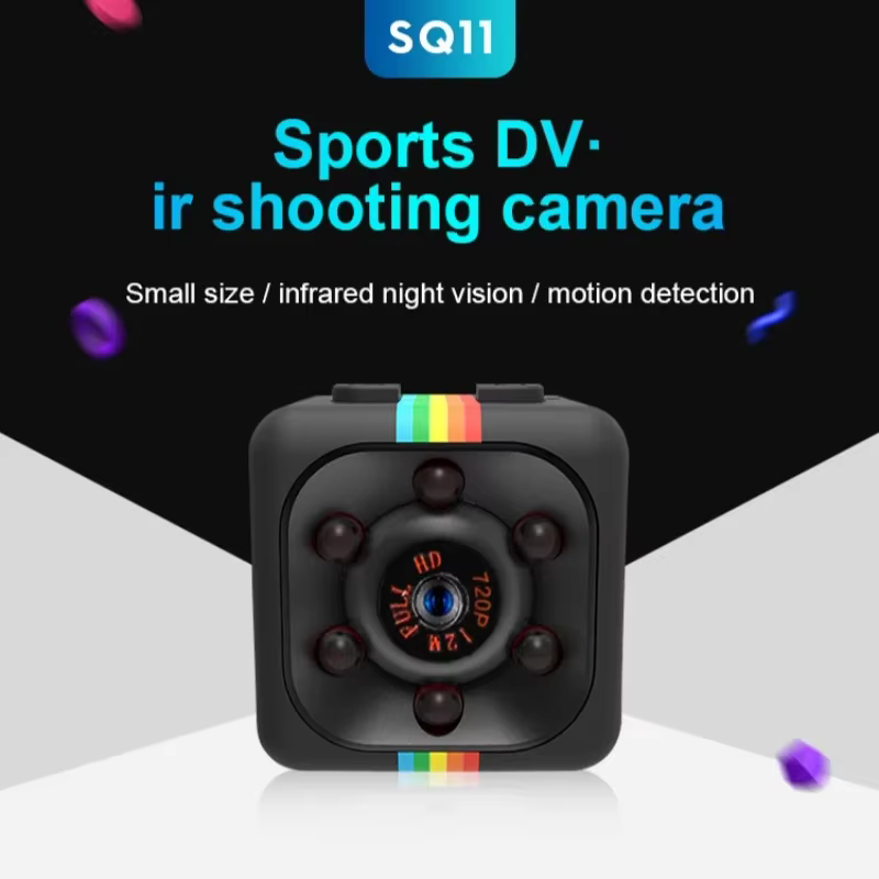 Original SQ11 Mini caméra 1080p HD Micro caméra 30 cadre Action caméra vidéo sport DV extérieur Gopr