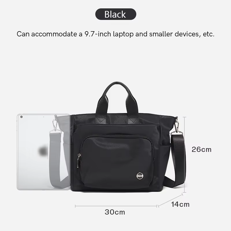 EPOL grand sac à bandoulière pour femme en Nylon léger imperméable sac à bandoulière de sport multi-