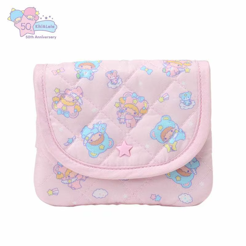 Sac à mouchoirs Sanrio Little Twin Stars 50e anniversaire, pour petits objets, articles divers, port