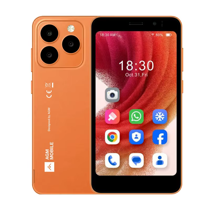 Smartphone AGM N2 Mini, taille compacte, écran 4,96', 3 Go de RAM, 32 Go de stockage, batterie amovi