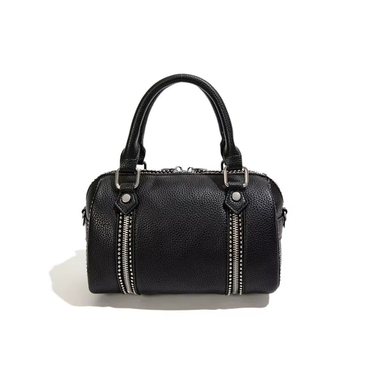 Sac à langer en cuir vintage classique pour femmes, élégant, couleur unie, sac de travail, idéal pou