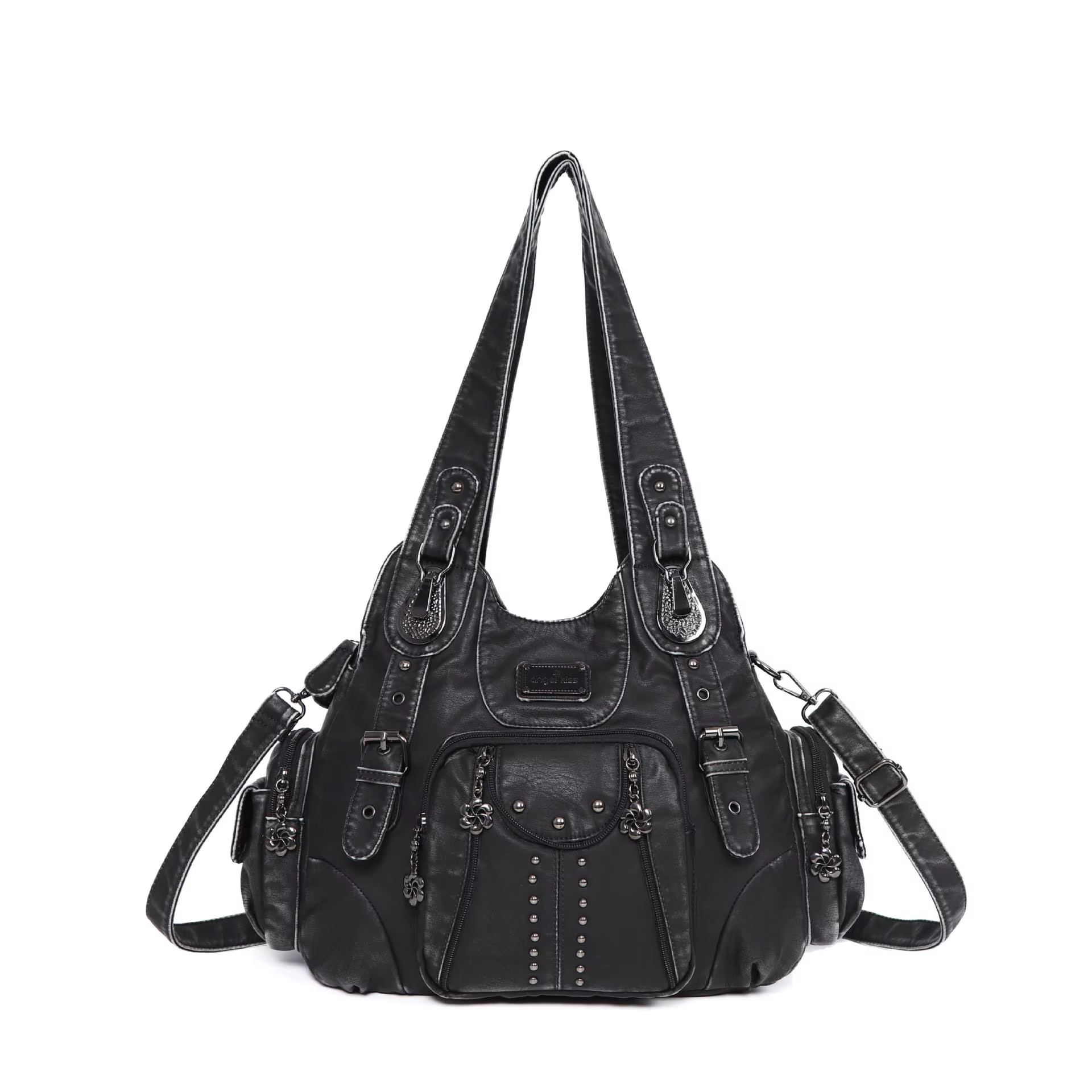 Angel Kiss – sac à bandoulière en cuir PU pour femmes, sac à main de grande capacité, sac à bandouli