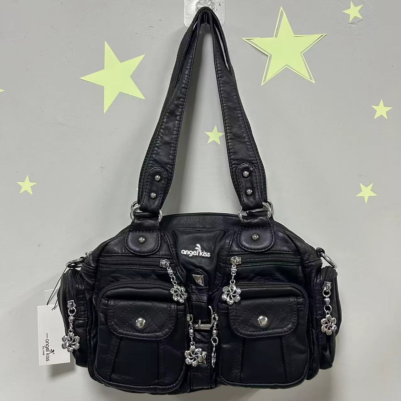 Sacs à main vintage pour femmes, sacs à bandoulière en PU tendance, sacs à main à poignée supérieure