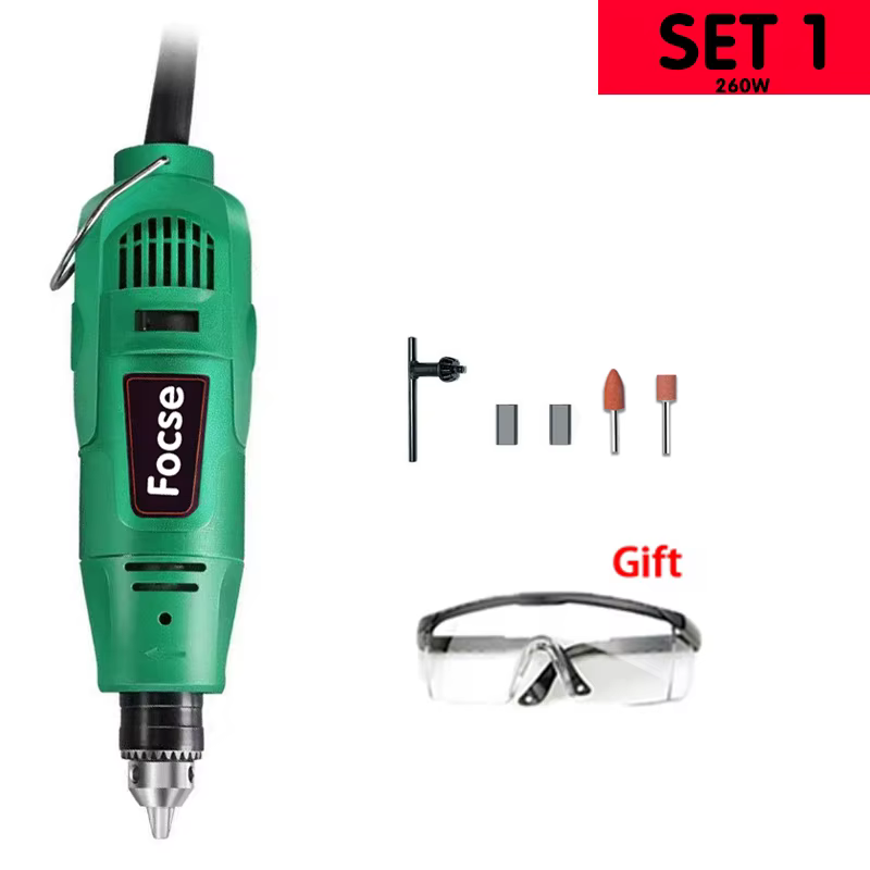 Dremel 260W puissance graveur électrique Mini perceuse 5000 ~ 31000 /min outil rotatif gravure stylo