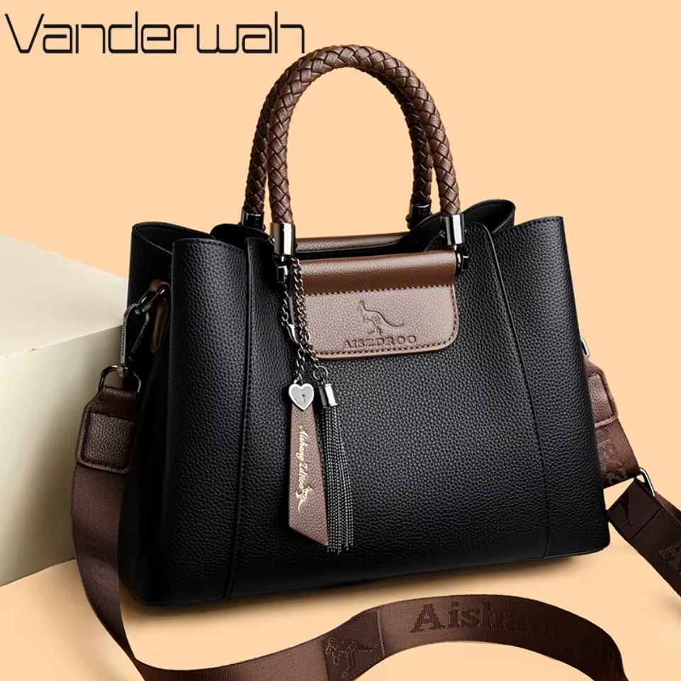 Sacs à main à bandoulière design pour femmes Sac poignée tissée en cuir de haute qualité fourre-tout