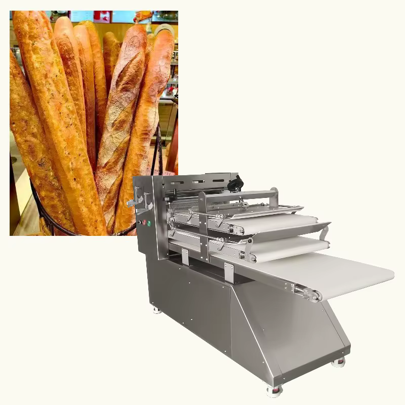 Machine à rouler et à fabriquer des baguettes françaises électriques à haute efficacité, personnalis