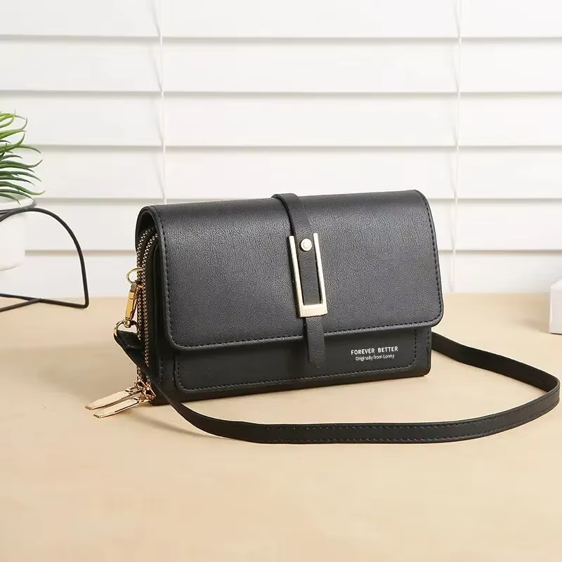 Sac de téléphone portable en PU pour femmes, sac à bandoulière tendance et multifonctionnel, tendanc