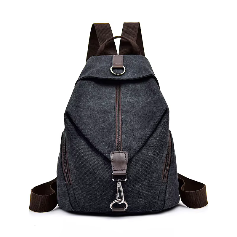 Sac à dos à la mode, sac en toile vintage, sac à main de style coréen, sac décontracté de style univ