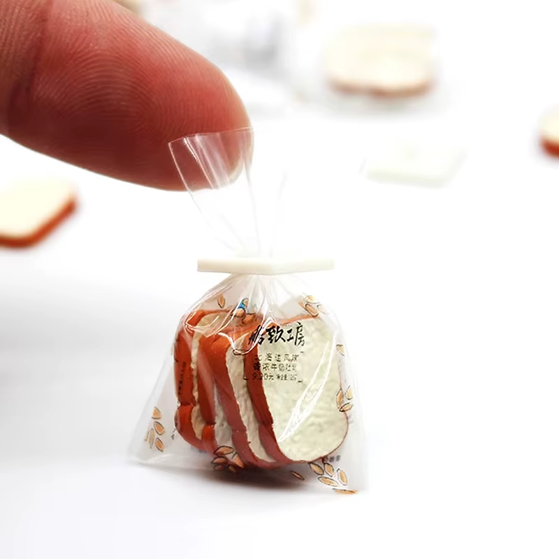 1:12 maison de poupée Miniature tranché pain grillé Mini modèle alimentaire bricolage maison de poup