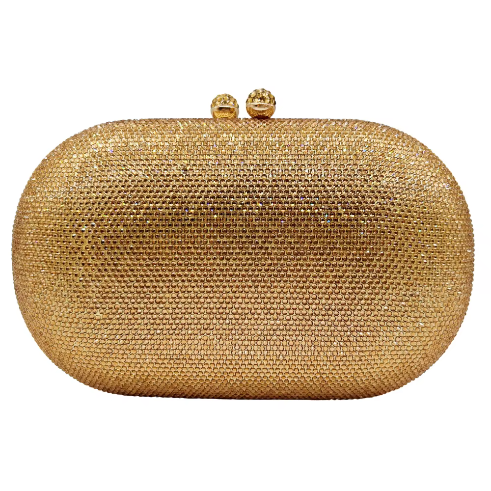 Pochette de soirée en cristal et strass avec chaîne, sac à main scintillant pour femme, idéal pour l